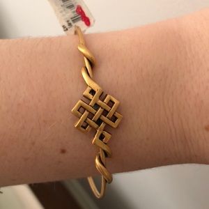 Alex and Ani - Endless Knot Wrap bracelet - GOLD